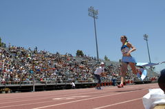 Track &amp; Field: Adidas Classic MAY 18 May 18 2008: Shannon Rowbury wins the womens 1500 meter race during the Adidas Trac