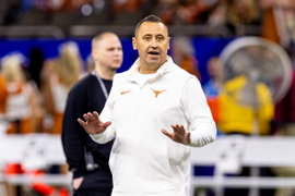NCAA, College League, USA Football: Sugar Bowl-Texas at Washington Jan 1, 2024; New Orleans, LA, USA; Texas Longhorns he