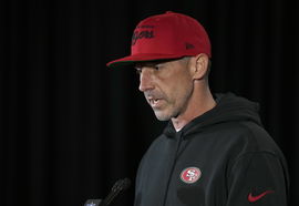 NFL, American Football Herren, USA Super Bowl LVIII San Francisco 49ers press conference, PK, Pressekonferenz Feb 7, 202