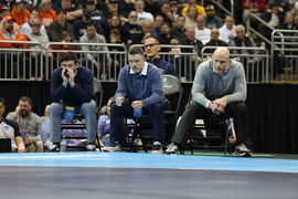NCAA, College League, USA Wrestling: NCAA Wrestling Championship Mar 23, 2024; Kansas City, MO, USA; Penn State head Coa