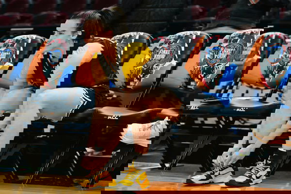 NCAA, College League, USA Womens Basketball: Final Four National Semifinal-Iowa Practice Apr 4, 2024; Cleveland, OH, USA