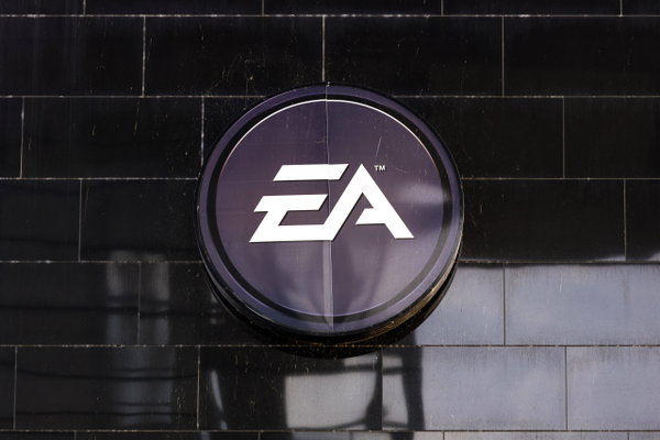 Das Logo des Spielesoftware-Konzerns Electronic Arts. (Symbolbild, Themenbild) Köln, 15.09.2020 *** The logo of the gami