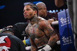 June 15, 2024, Las Vegas, Nevada, USA: GERVONTA DAVIS (30-0-28) of Baltimore, Maryland defeats FRANK MARTIN (18-1-12) of