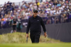 The 152nd Open Championship 2024 Phil Mickelson (USA) on the 8th green during Round 3 of The 152nd Open Championship 202