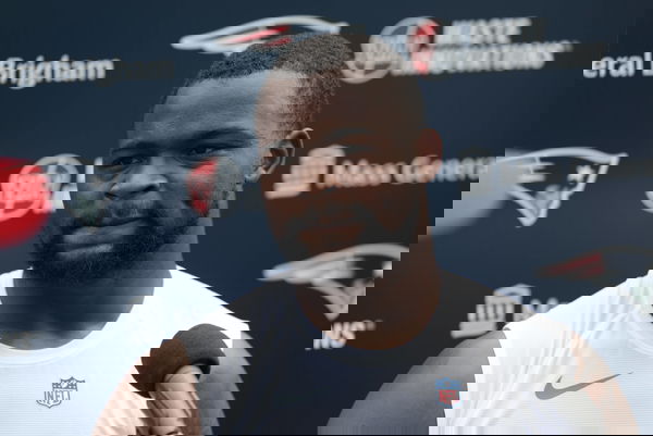 FOXBOROUGH, MA &#8211; JULY 28: New England Patriots wide receiver Kayshon Boutte (80) during New England Patriots Training Ca