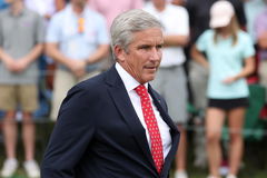 ATLANTA, GA &#8211; SEPTEMBER 01: PGA, Golf Herren Tour Commissioner Jay Monahan during the award presentations after the fina