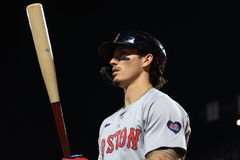 MLB, Baseball Herren, USA Boston Red Sox Vs New York Mets Boston Red Sox Jarren Duran 16 stands in the hole during the e