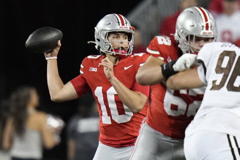 Julian Sayin Beats Will Howard’s National Title Mark to Set New Ohio State Record