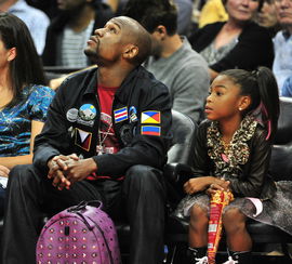 Floyd Mayweather and Jirah Mayweather