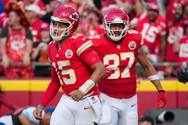 NFL, American Football Herren, USA Cincinnati Bengals at Kansas City Chiefs Sep 15, 2024; Kansas City, Missouri, USA; Ka