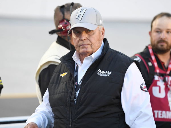 BRISTOL, TN &#8211; SEPTEMBER 21: Rick Hendrick looks on prior to the running of the NASCAR, Motorsport, USA Cup Series Bass P