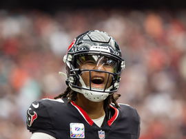 September 29, 2024, Cypress, Texas, USA: Texans quarterback CJ STROUD (7) celebrates after throwing a touchdown during t