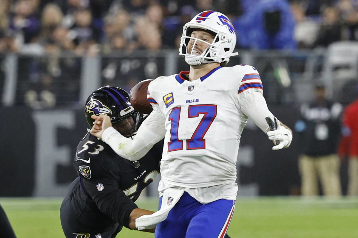 Severe Josh Allen injury triggers concerns as Brady exits McDermott era.