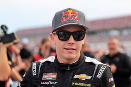 TALLADEGA, AL &#8211; OCTOBER 04: Connor Zilisch ( 7 Spire Motorsports Austin Hatcher Foundation Chevrolet) on pit road before