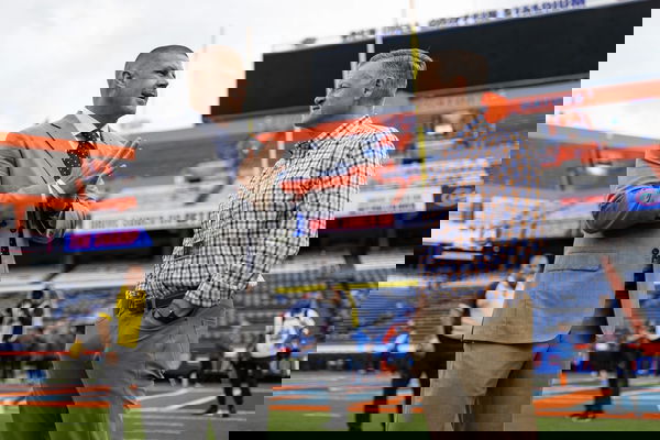 NCAA, College League, USA Football: Central Florida at Florida Oct 5, 2024; Gainesville, Florida, USA; Florida Gators he