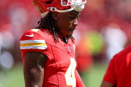 NFL, American Football Herren, USA 2024: Bengals vs Chiefs SEP 15 September 15, 2024: Kansas City Chiefs wide receiver R