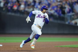 MLB, Baseball Herren, USA NLCS-Los Angeles Dodgers at New York Mets Oct 18, 2024; New York City, New York, USA; New York