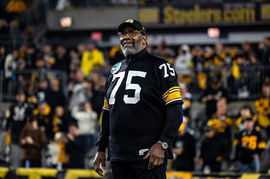 October 20, 2024, Hookstown, Pennsylvania, USA: Pittsburgh Steelers Legend JOE GREENE (75) during a ceremony honoring th