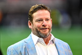 ATLANTA, GA Ð OCTOBER 20: Seattle general manager John Schneider reacts prior to the start of the NFL, American Football