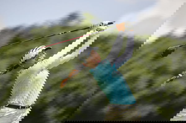 October 27, 2024, Kuala Lumpur, Malaysia: Jeeno Thitikul of Thailand plays her shot from the 13th tee during the final r