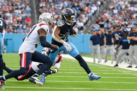 NFL, American Football Herren, USA New England Patriots at Tennessee Titans Nov 3, 2024; Nashville, Tennessee, USA; Tenn