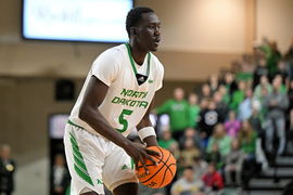 NCAA, College League, USA Men s Basketball 2024: Utah Valley vs North Dakota NOV 14 North Dakota Fighting Hawks forward