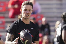 NCAA, College League, USA Football: Massachusetts at Georgia Nov 23, 2024; Athens, Georgia, USA; Georgia Bulldogs quarte