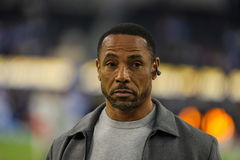 INGLEWOOD, CA &#8211; NOVEMBER 17: Sunday Night Football analyst Rodney Harrison during the Cincinnati Bengals vs Los Angeles