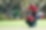 Tiger Woods and Charlie Woods