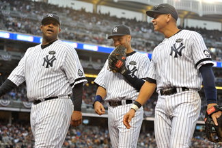 CC Sabathia, Derek Jeter, Alex Rodriguez