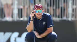 GOLF LIV ADELAIDE, Lucas Herbert of Ripper GC putting on the eighteenth hole during the LIV Golf Adelaide at The Grange