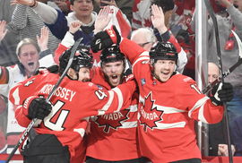 Sam Reinhart, Connor McDavid, Josh Morrissey,