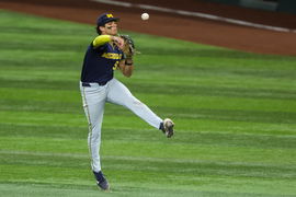 NCAA Baseball 2025: Michigan vs Arkansas Amegy Bank College Baseball Series Presented by Kubota Feb 23