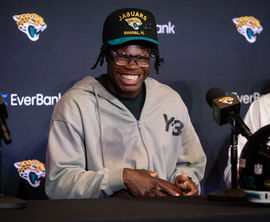 NFL: Jacksonville Jaguars-Travis Hunter Press Conference