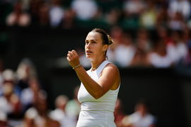 Wimbledon Day 3 Aryna Sabalenka v Marie Bouzkova