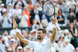 Wimbledon 2025 Day 4 Dan Evans vs Novak Djokovic