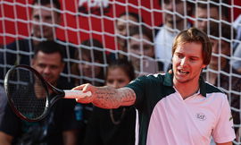 Kazakh Tennis Player Bublik Gives Masterclass In Moscow