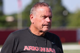 NCAA Football: Arkansas Football Practice