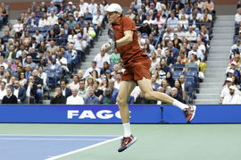 Sinner vs Alcaraz Mens US Open Tennis Finals in New York.