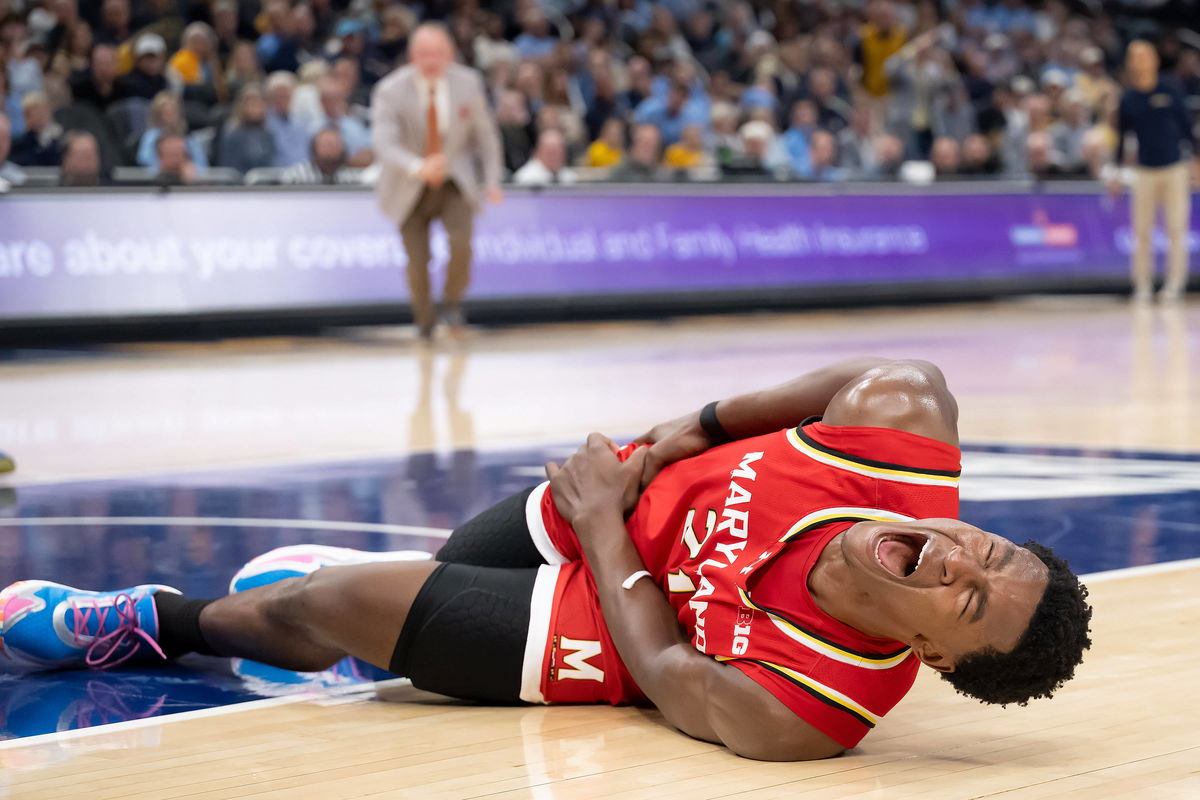 What Happened to Pharrel Payne? Maryland Center Stretchered Off the Court After Gruesome Injury