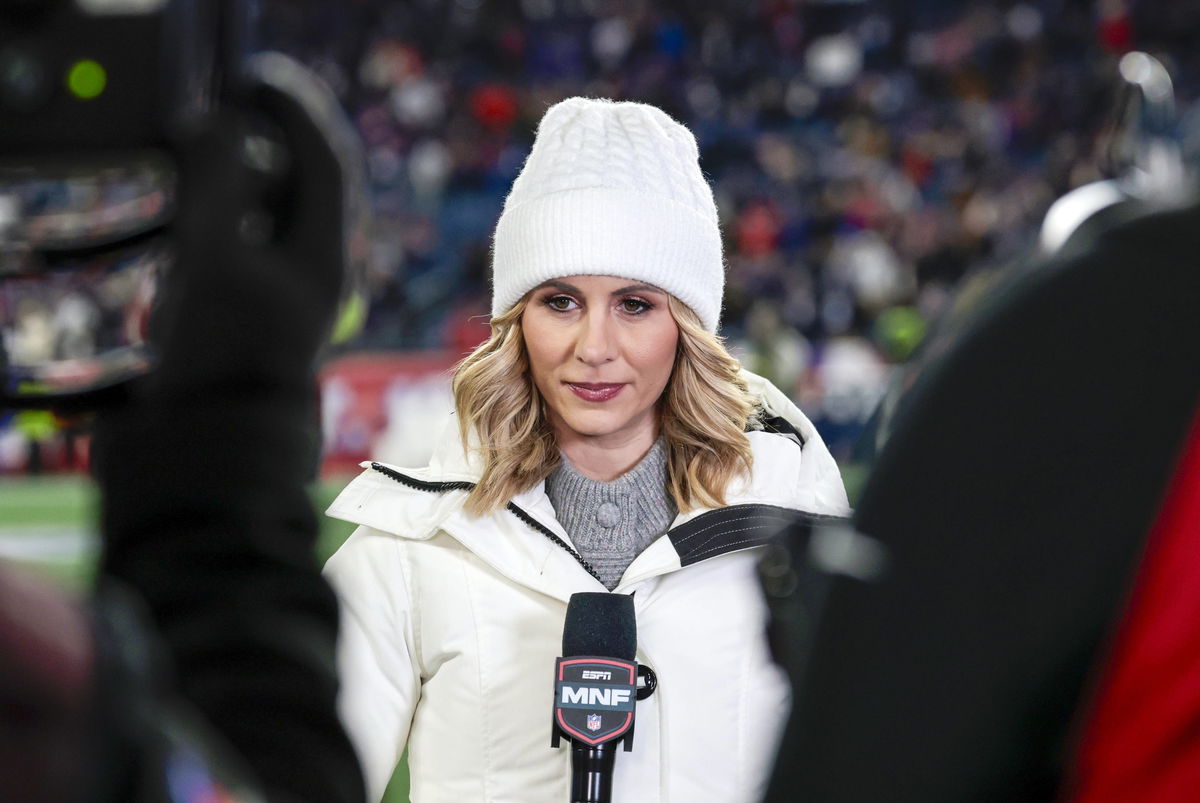 NFL Reporter Laura Rutledge Causes Fan Frenzy With Red Outfit Days After Leaving ESPN Show Hosting Duties