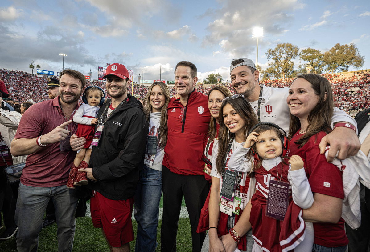 Curt Cignetti Shows Emotions After Family Overjoyed Over Last-Minute Indiana Interception