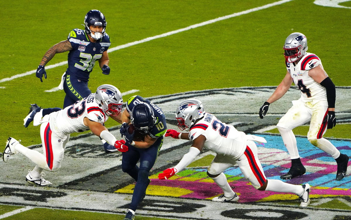 260209 -- SANTA CLARA, Feb. 9, 2026 -- Seattle Seahawks Cooper Kupp 3rd L competes during the NFL, American Football Herren, USA Super Bowl LX between Seattle Seahawks and New England Patriots in Santa Clara, the United States, Feb. 8, 2026. SPU.S.-SANTA CLARA-RUGBY-NFL-SUPER BOWL-FINAL WuxXiaoling PUBLICATIONxNOTxINxCHN