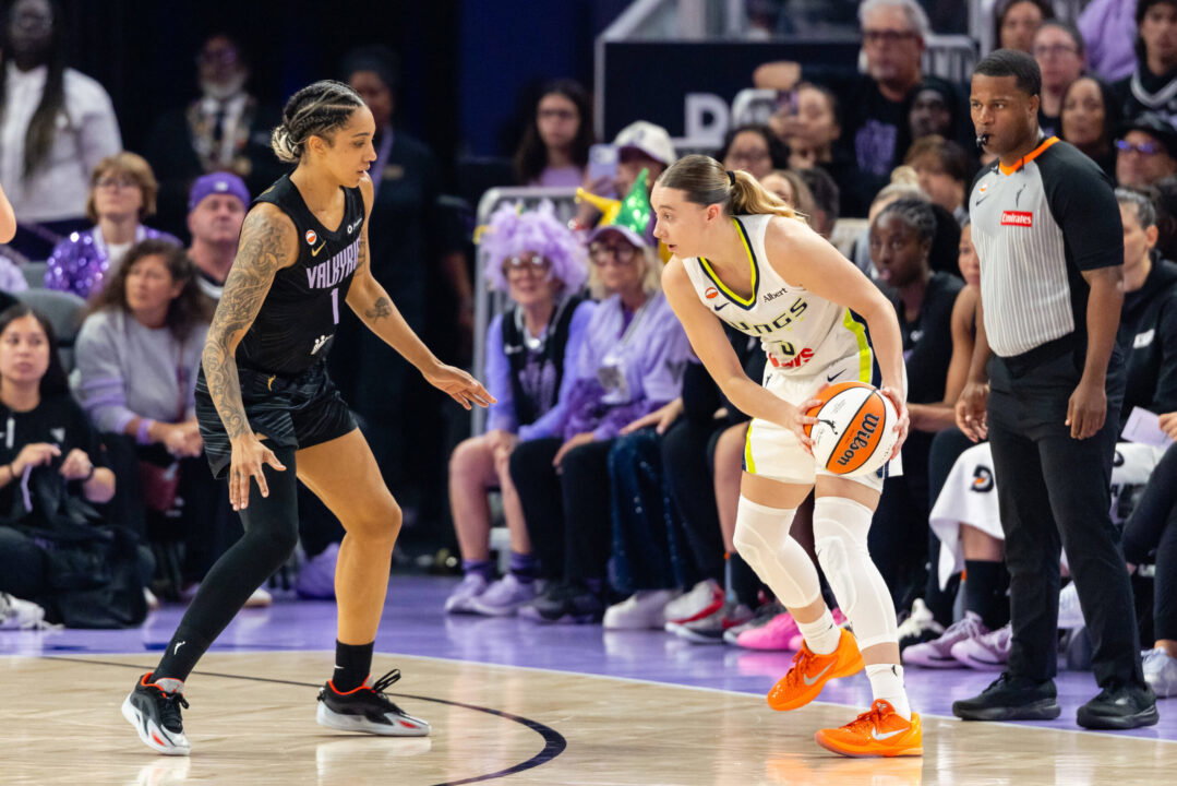 Gabby Williams and Paige Bueckers