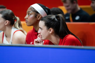 Caitlin Clark and Angel Reese