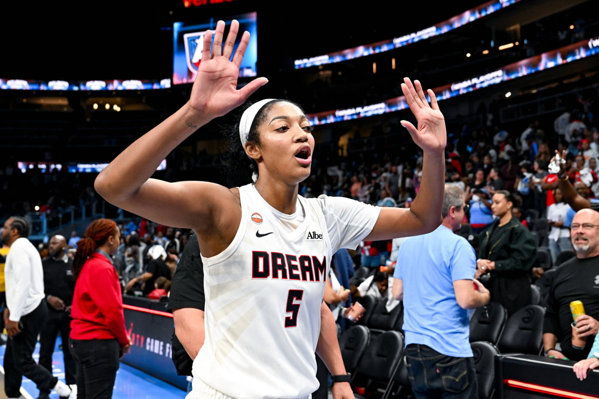 Angel Reese Caught Making a Gesture Towards the Liberty Bench During Game 3 Of The WNBA Semifinals