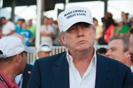 March 6 2016 Donald Trump attends the final round at Trump National Doral Blue Monster Course Ph