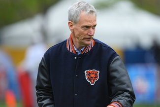 27 APRIL 2016: Chicago Bears chairman George McCaskey participates at the NFL American Football Herren USA Play 60 Draft Prospects Clinic held in Grant Park. The NFL Draft is being held at the Auditorium Theatre in Chicago, IL. (Photo by Robin Alam/Icon Sportswire) NFL: APR 27 Draft - Play 60 PUBLICATIONxINxGERxSUIxAUTxHUNxRUSxSWExNORxONLY Icon1640042716207560 27 April 2016 Chicago Bears Chairman George McCaskey participates AT The NFL American Football men USA Play 60 Draft prospects Clinic Hero in Grant Park The NFL Draft is Being Hero AT The Auditorium Theatre in Chicago Il Photo by Robin Alam Icon Sports Wire NFL APR 27 Draft Play 60 PUBLICATIONxINxGERxSUIxAUTxHUNxRUSxSWExNORxONLY