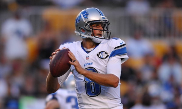 August 12th, 2016: Dan Orlovsky 8 during the Detroit Lions vs Pittsburgh Steelers game at Heinz Fiel
