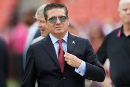 LANDOVER MD OCTOBER 15 Washington Redskins owner Dan Snyder looks on prior to the start of the N